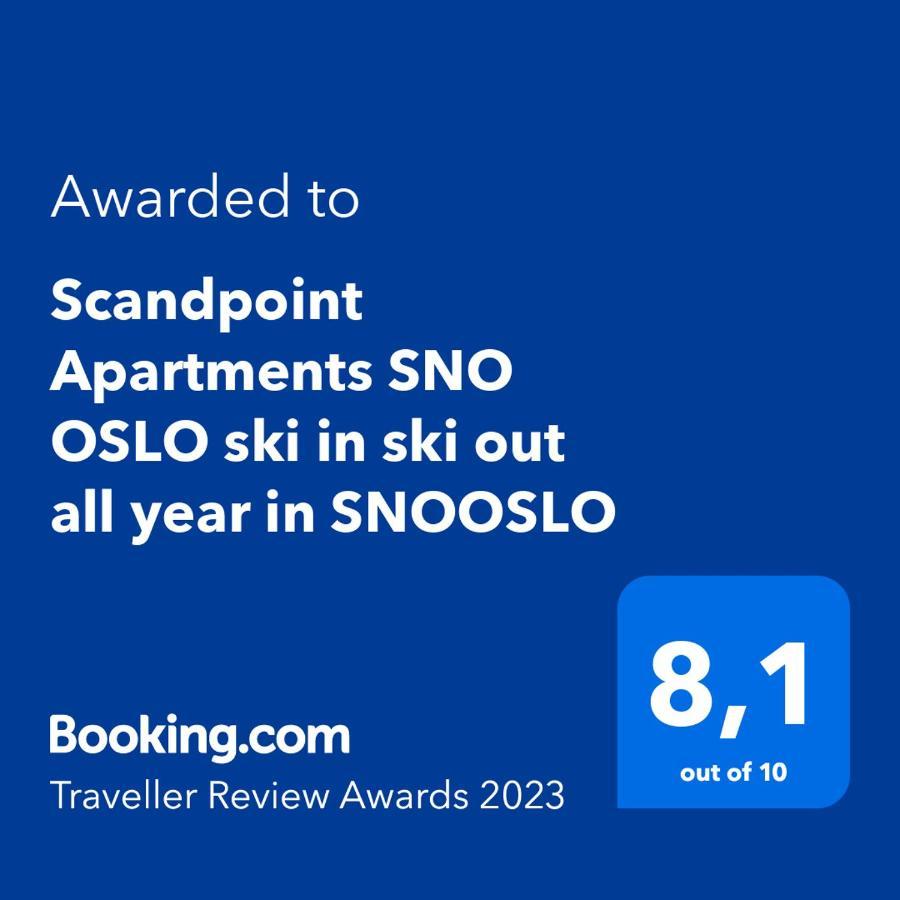 Scandpoint Apartments Oslo Ski In Ski Out All Year In Snooslo With Free Parking Exterior photo